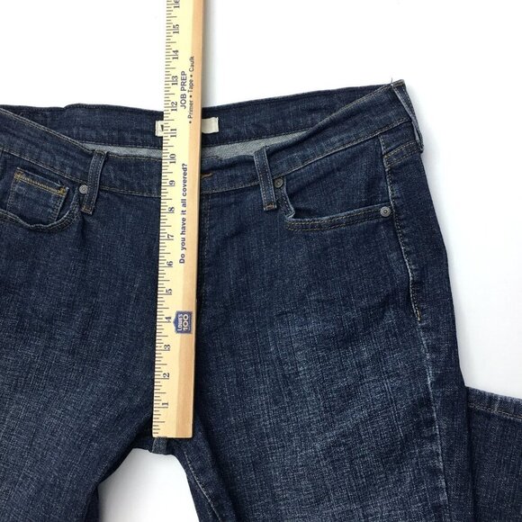 Levi's 515 Women's Jeans Boot Cut Dark Wash Stretch size 12 length 32" - Picture 7 of 11